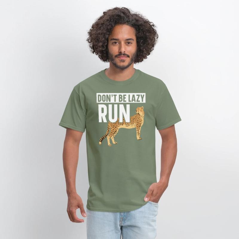 Don't Be Lazy Run Wildlife Zookeeper Cheetah