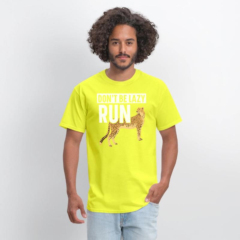 Don't Be Lazy Run Wildlife Zookeeper Cheetah