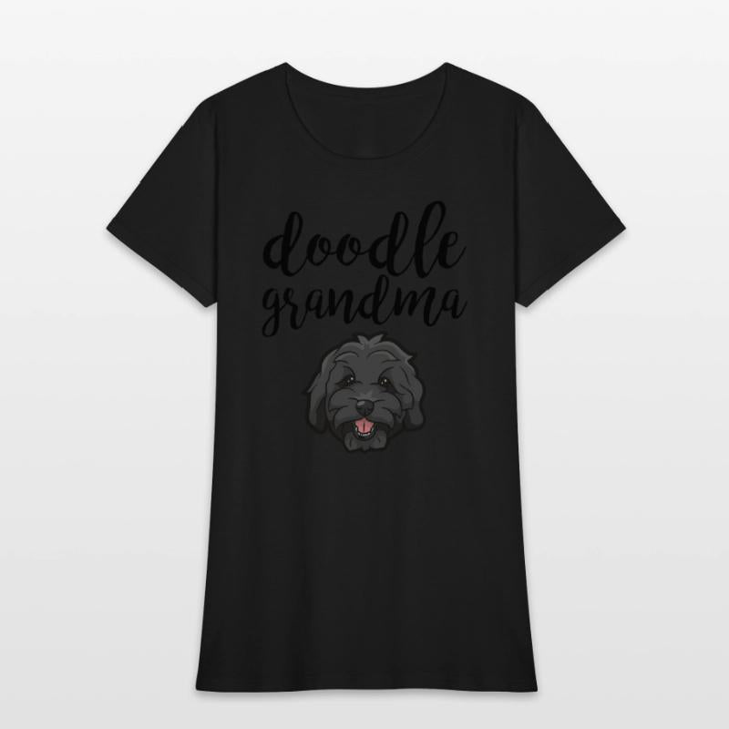 Doodle Grandma Black Goldendoodle