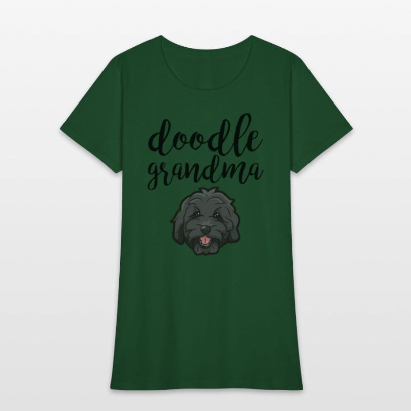 Doodle Grandma Black Goldendoodle