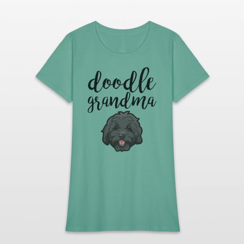 Doodle Grandma Black Goldendoodle