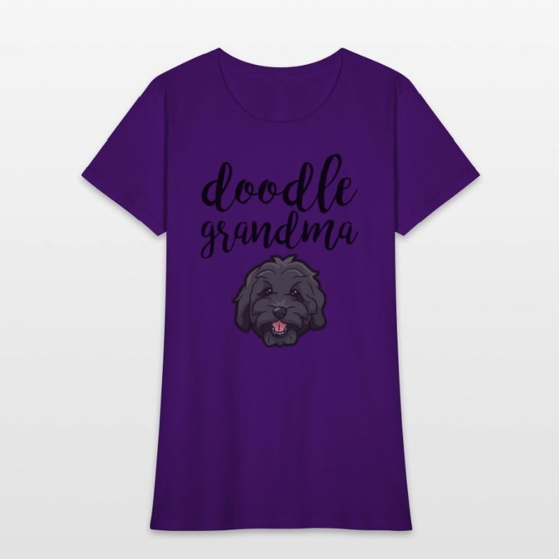 Doodle Grandma Black Goldendoodle