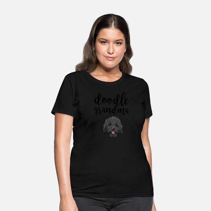 Doodle Grandma Black Goldendoodle