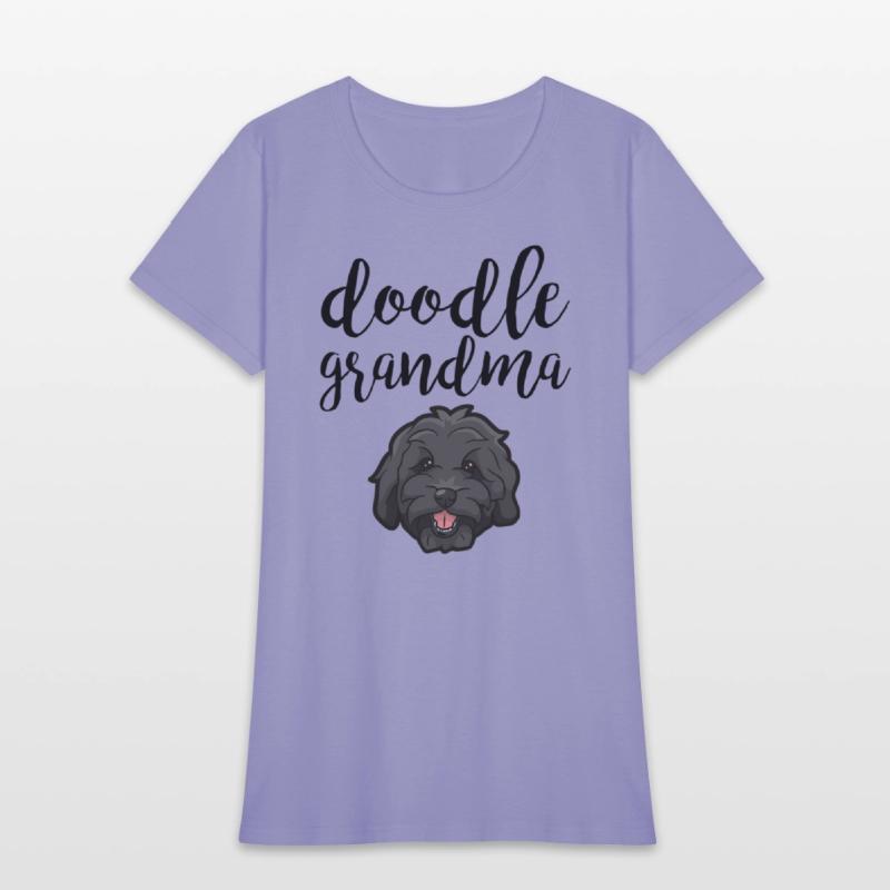 Doodle Grandma Black Goldendoodle