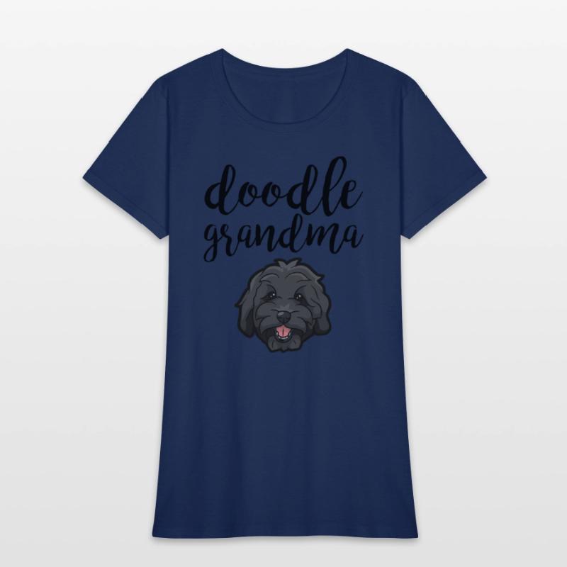 Doodle Grandma Black Goldendoodle