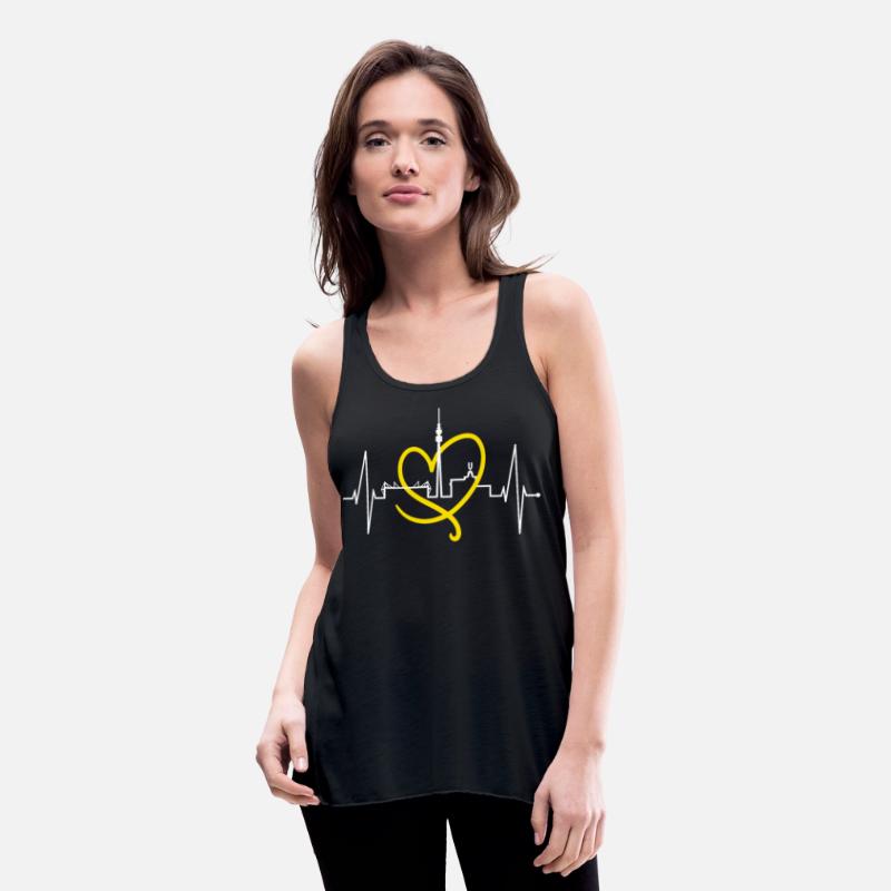 Dortmund Skyline Heartbeat Love Red Heart Ruhrpott
