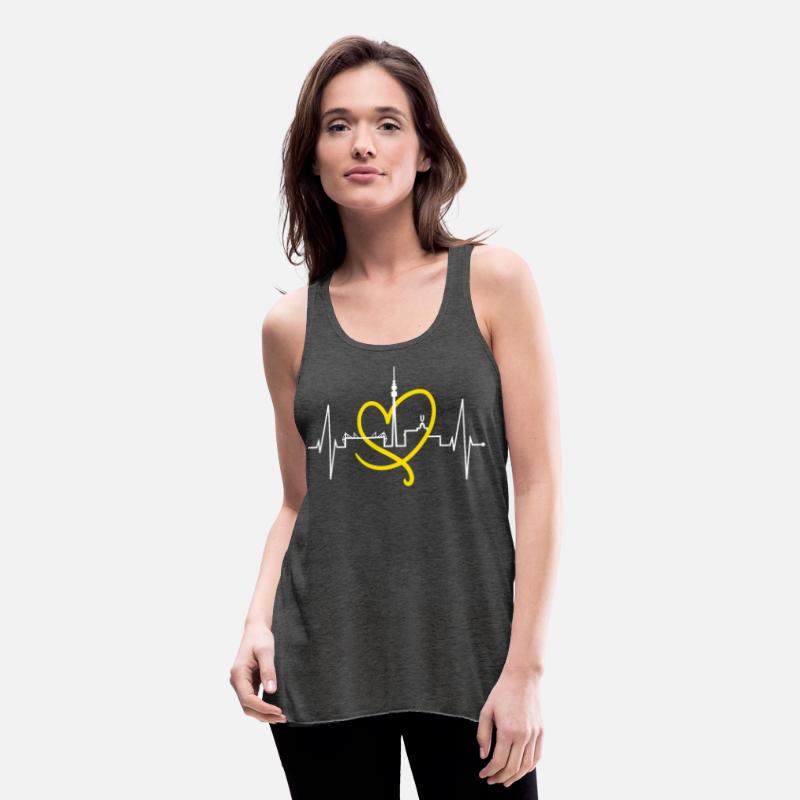 Dortmund Skyline Heartbeat Love Red Heart Ruhrpott