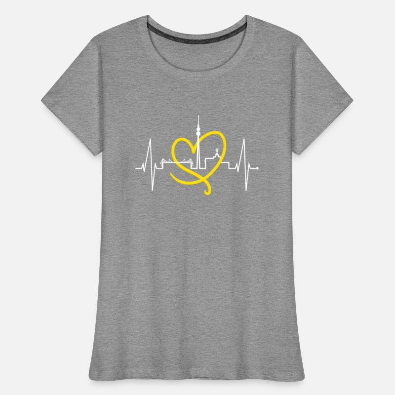 Dortmund Skyline Heartbeat Love Red Heart Ruhrpott