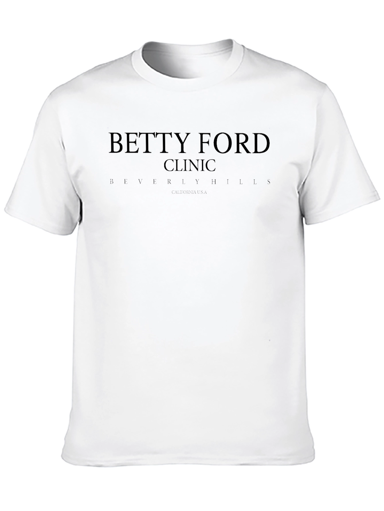 Betty Ford Clinic Black T-Shirt