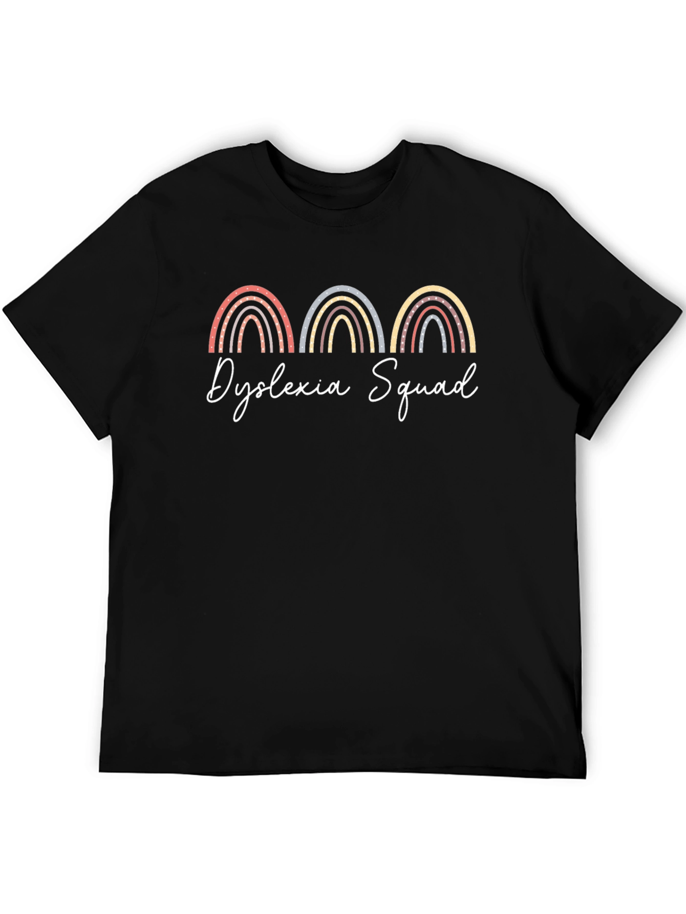 Dyslexia Squad Rainbow Graphic Tee