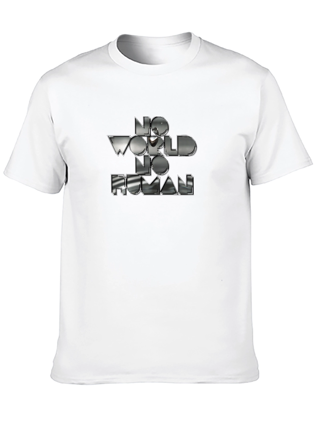 No World No Human Graphic Tee