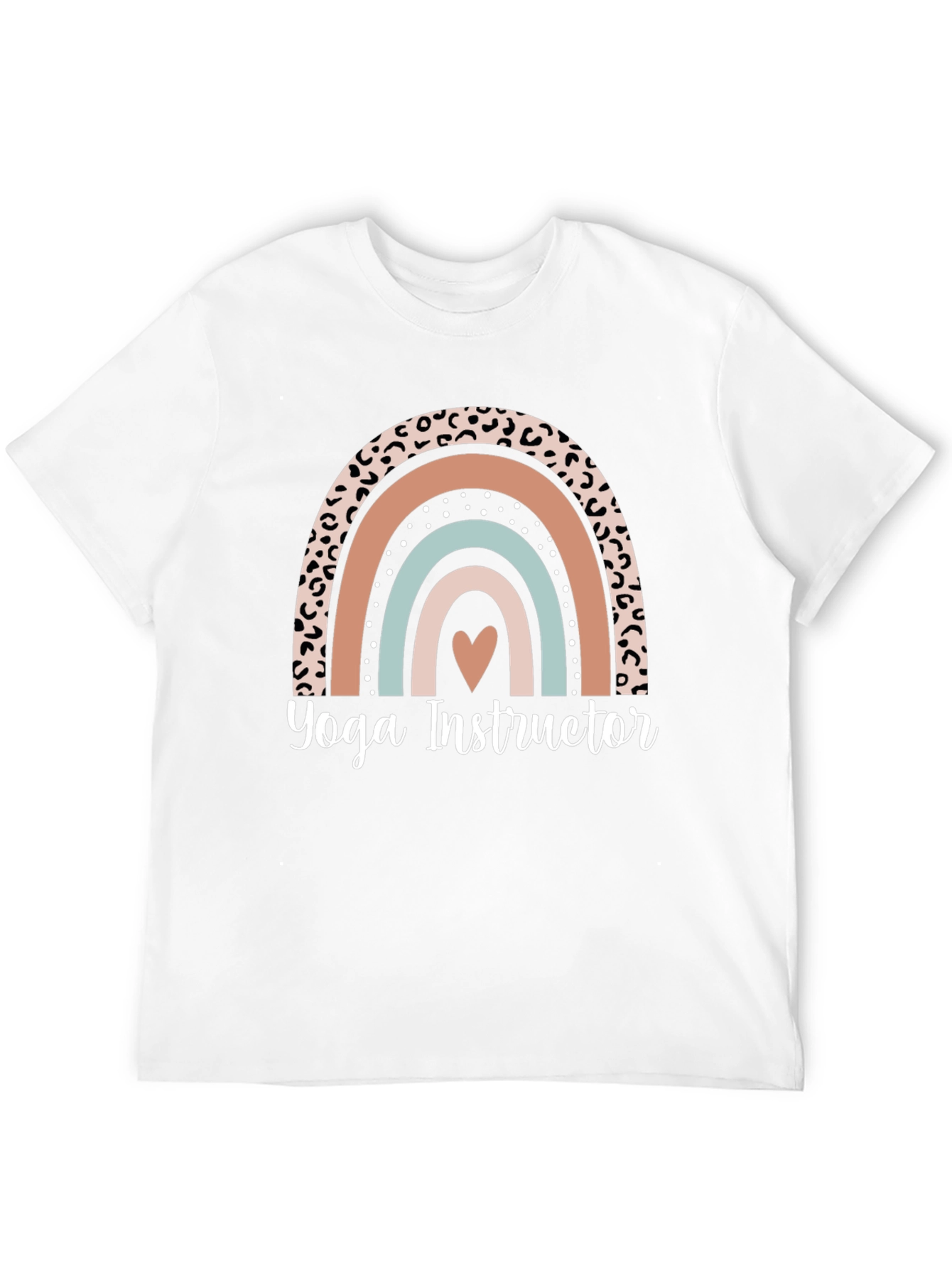 Yoga Instructor Rainbow Graphic T-Shirt