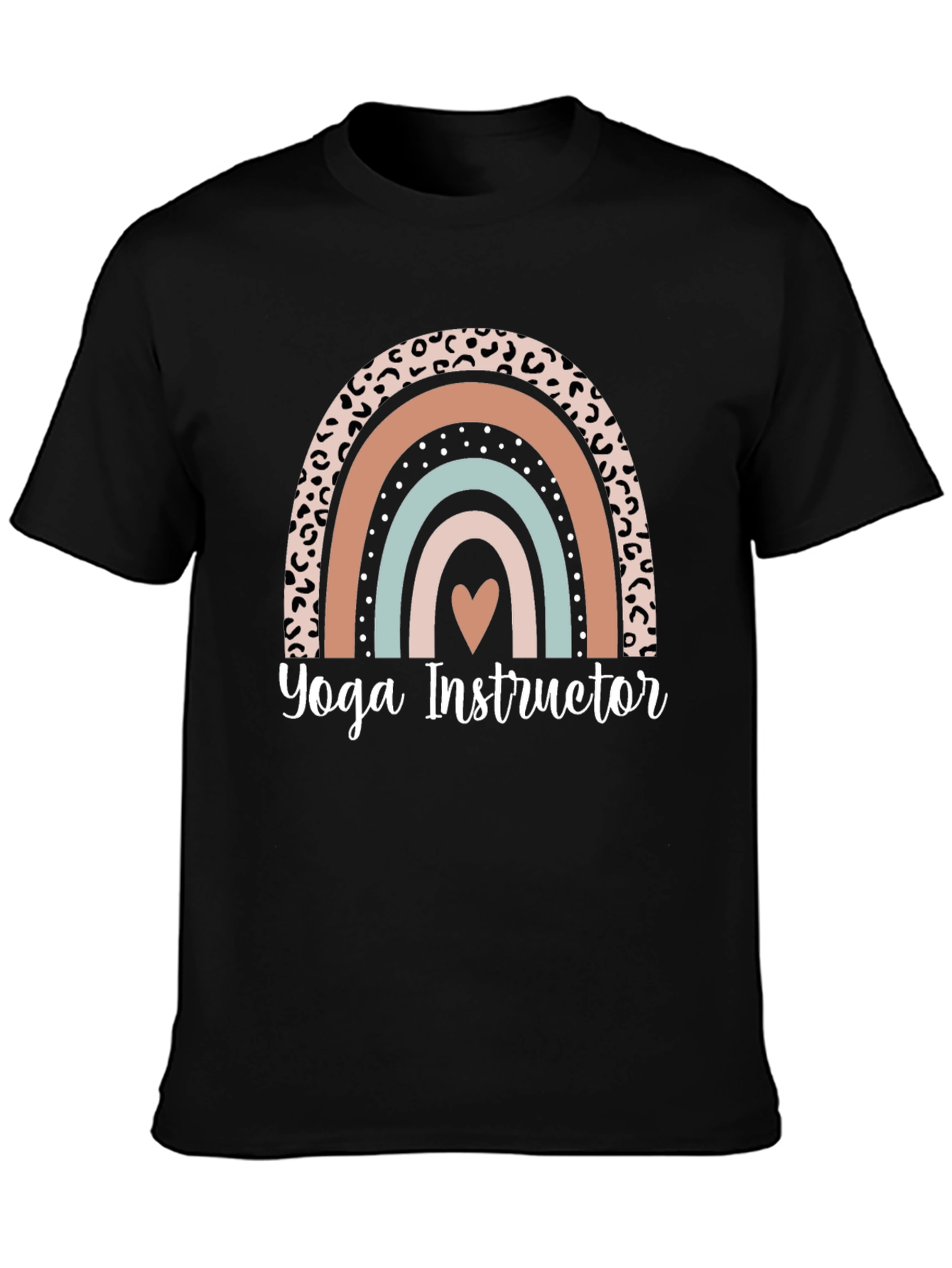 Yoga Instructor Rainbow Graphic T-Shirt