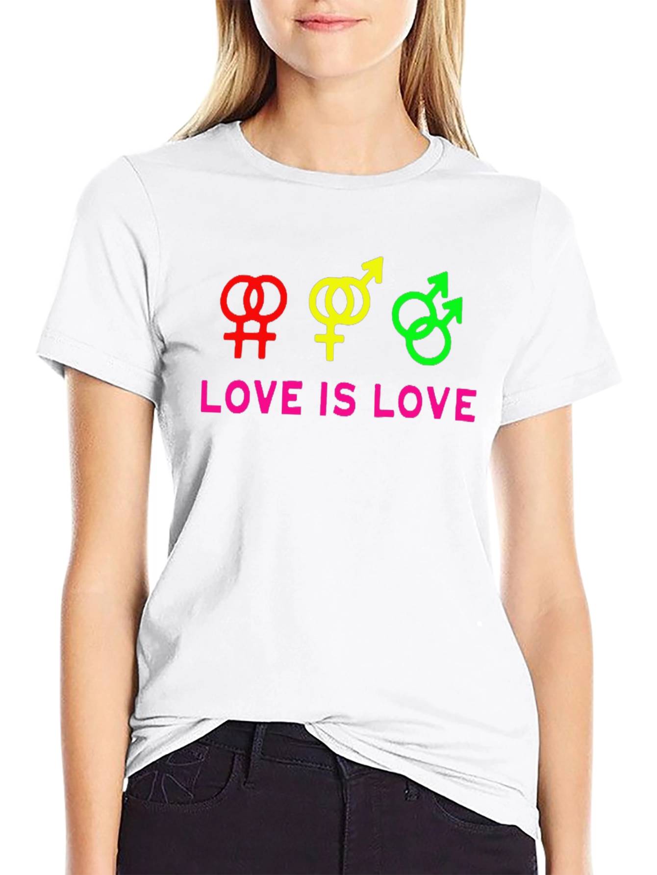 Love Is Love Rainbow LGBTQ+ Pride T-Shirt