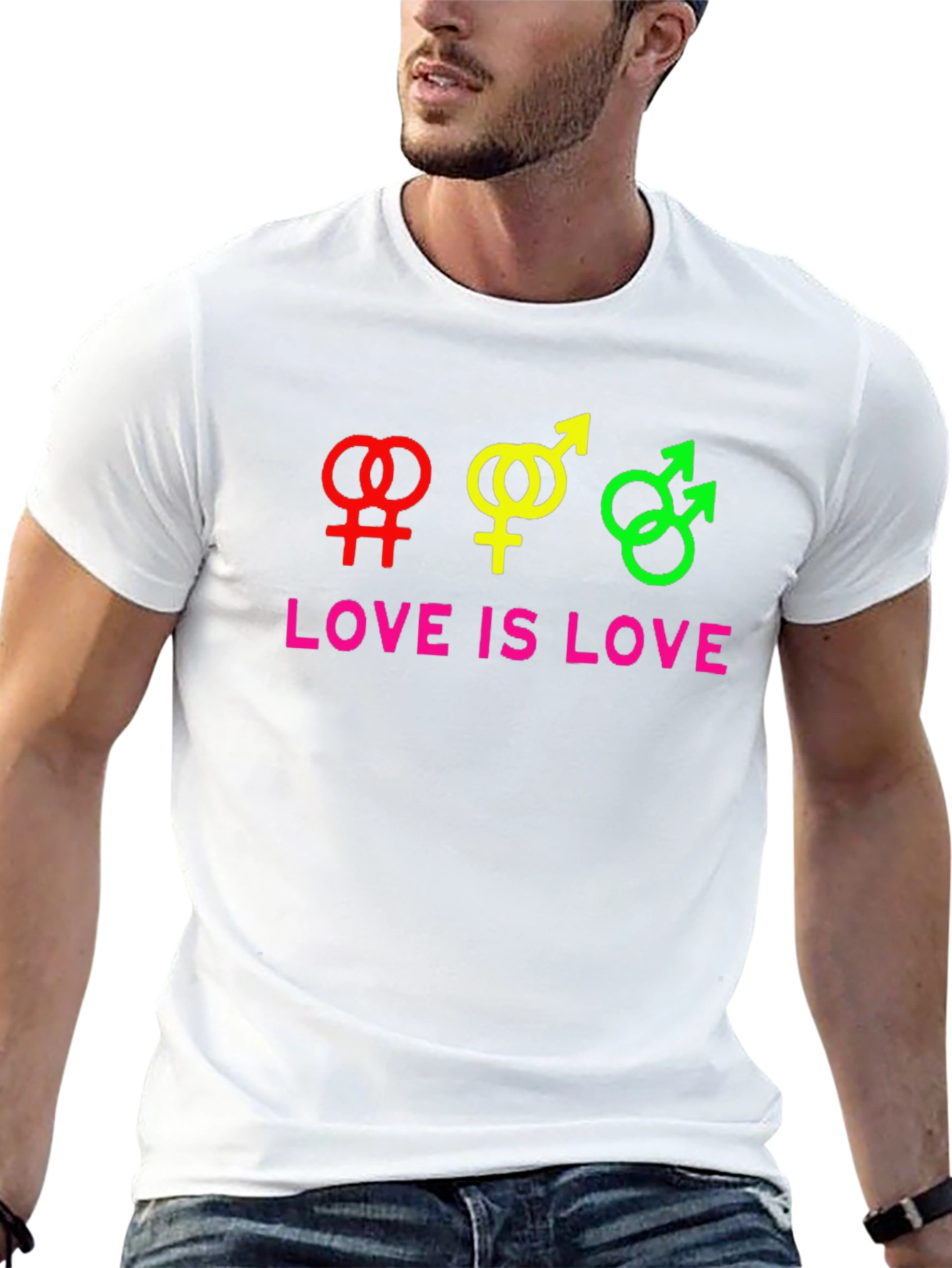 Love Is Love Rainbow LGBTQ+ Pride T-Shirt