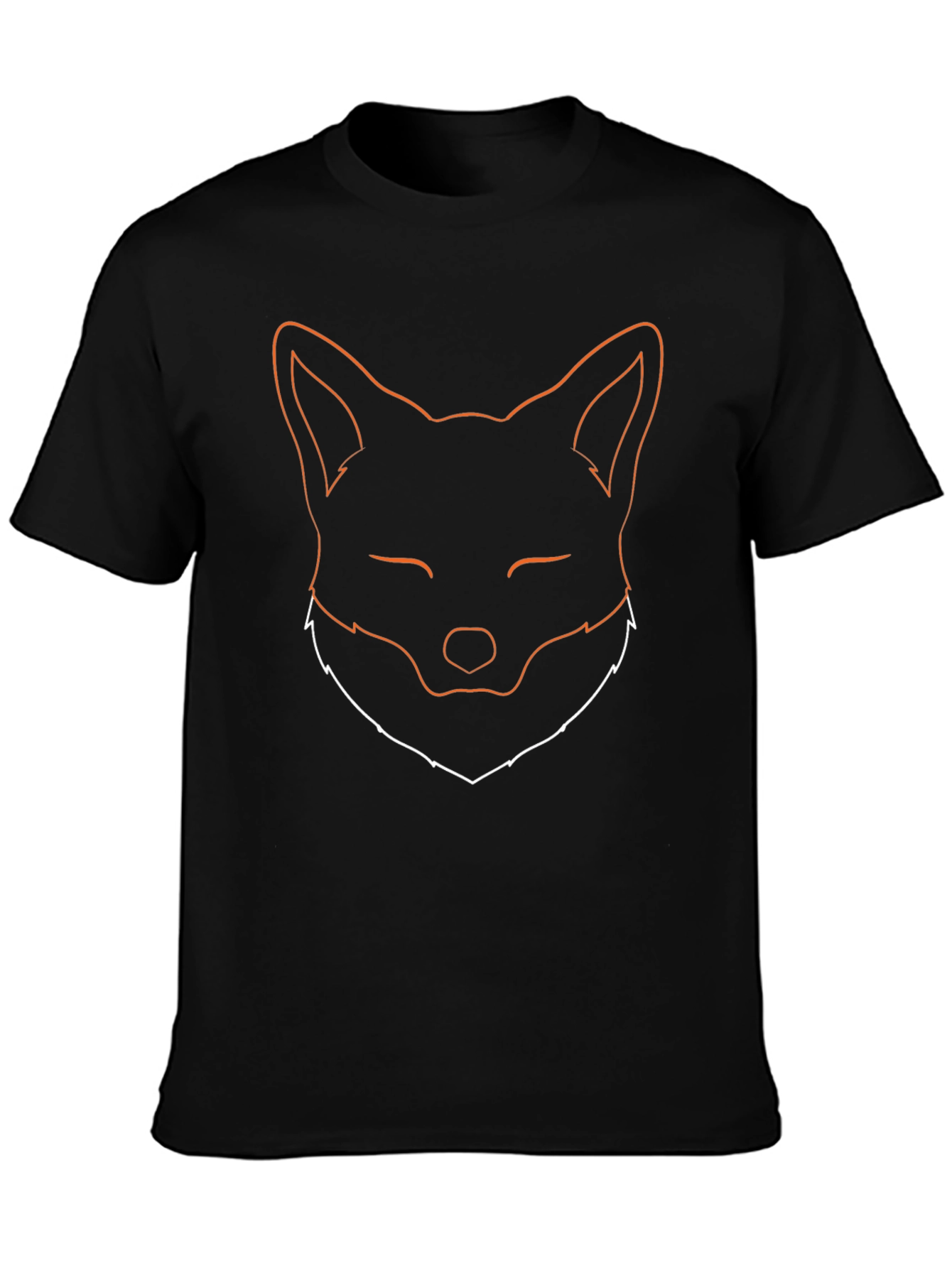 Fox Outline Graphic Tee - Unisex Soft Cotton