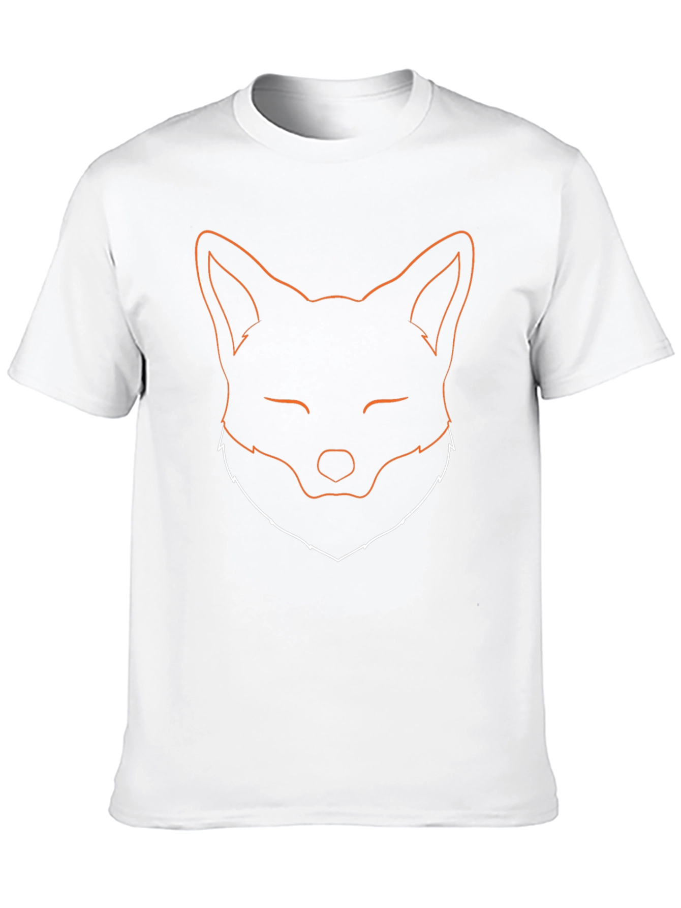 Fox Outline Graphic Tee - Unisex Soft Cotton
