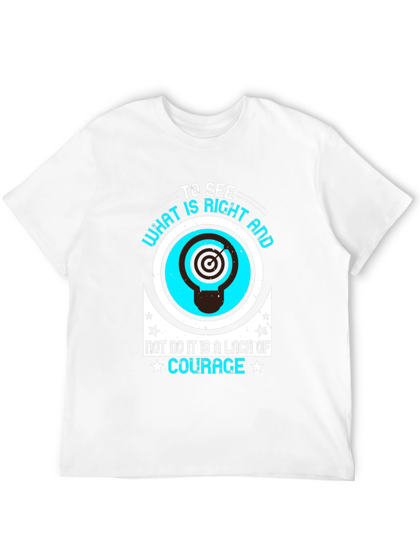 Courage Graphic T-Shirt - Inspirational Message