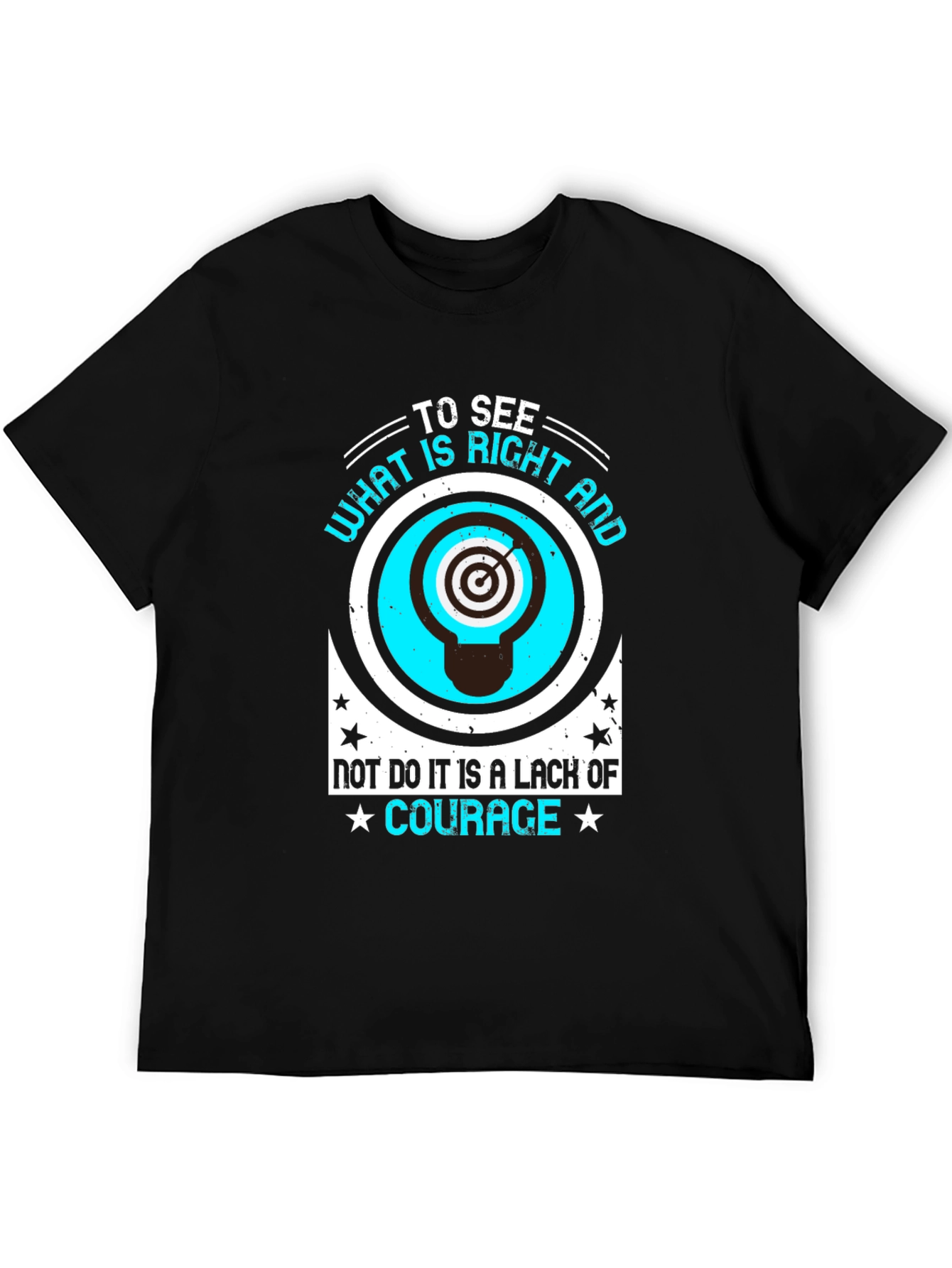 Courage Graphic T-Shirt - Inspirational Message