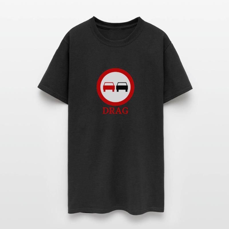 Drag road sign car guy sign