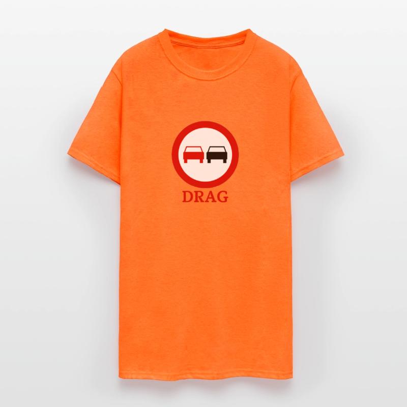 Drag road sign car guy sign