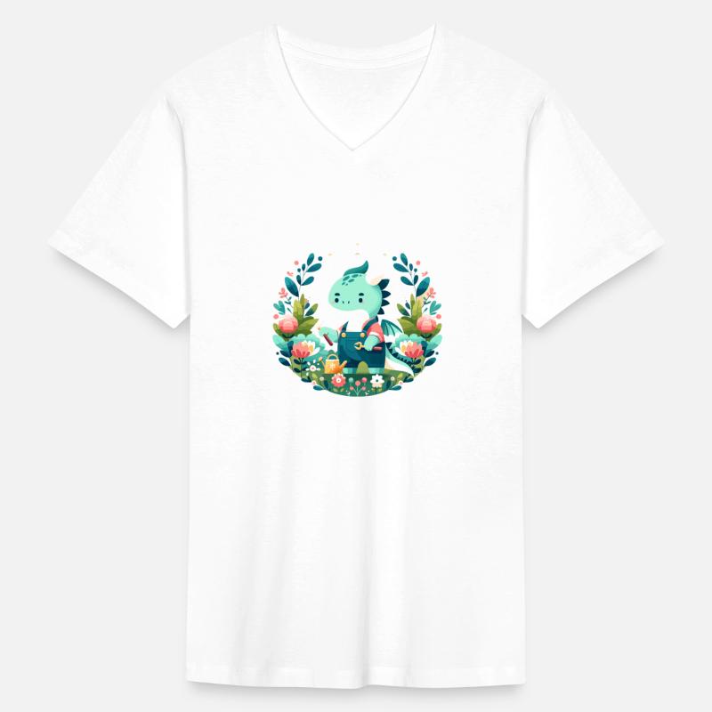 Dragon Gardener in Enchanted Garden
