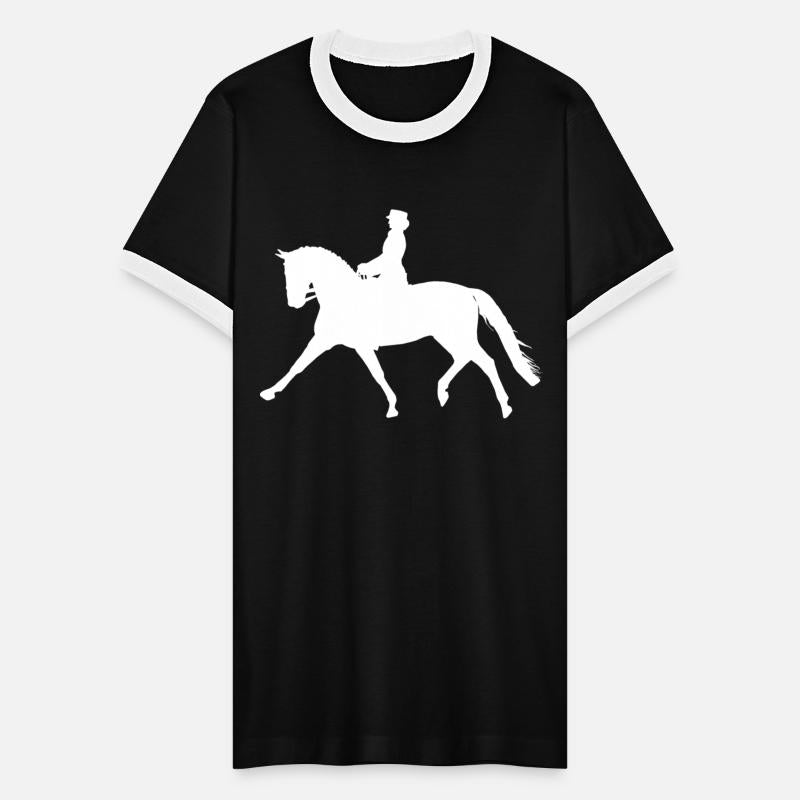 Dressage Horse - white
