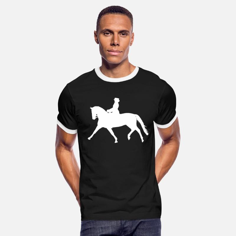 Dressage Horse - white
