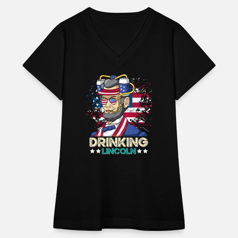 Drinking Lincoln USA President Independence Day