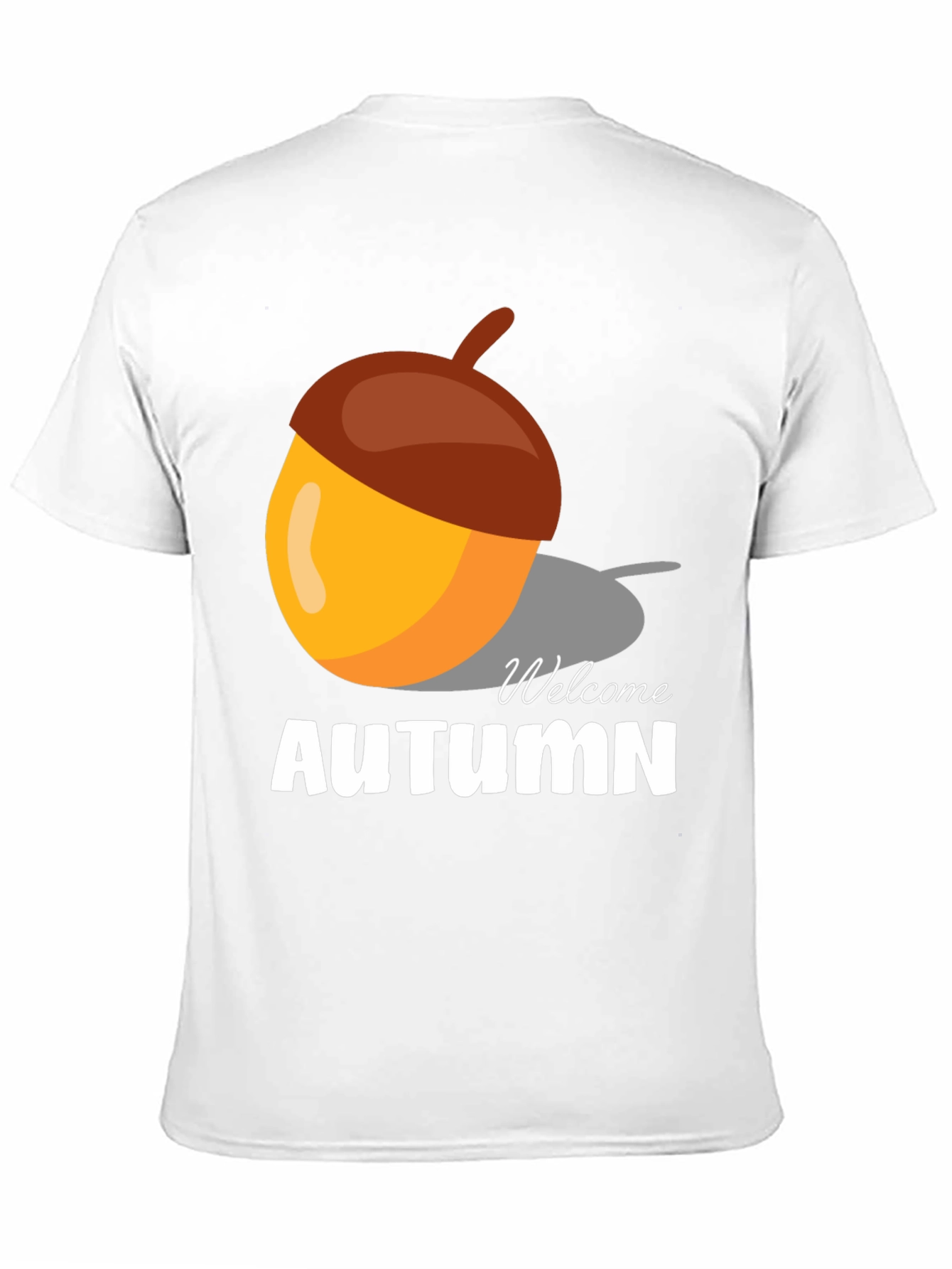 Welcome Autumn Acorn Graphic T-Shirt