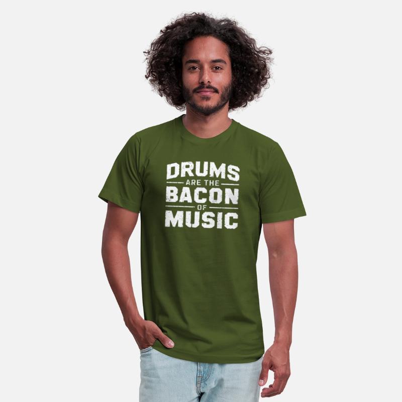 Drums Are The Bacon Of Music Drummer Drums Long Sl
