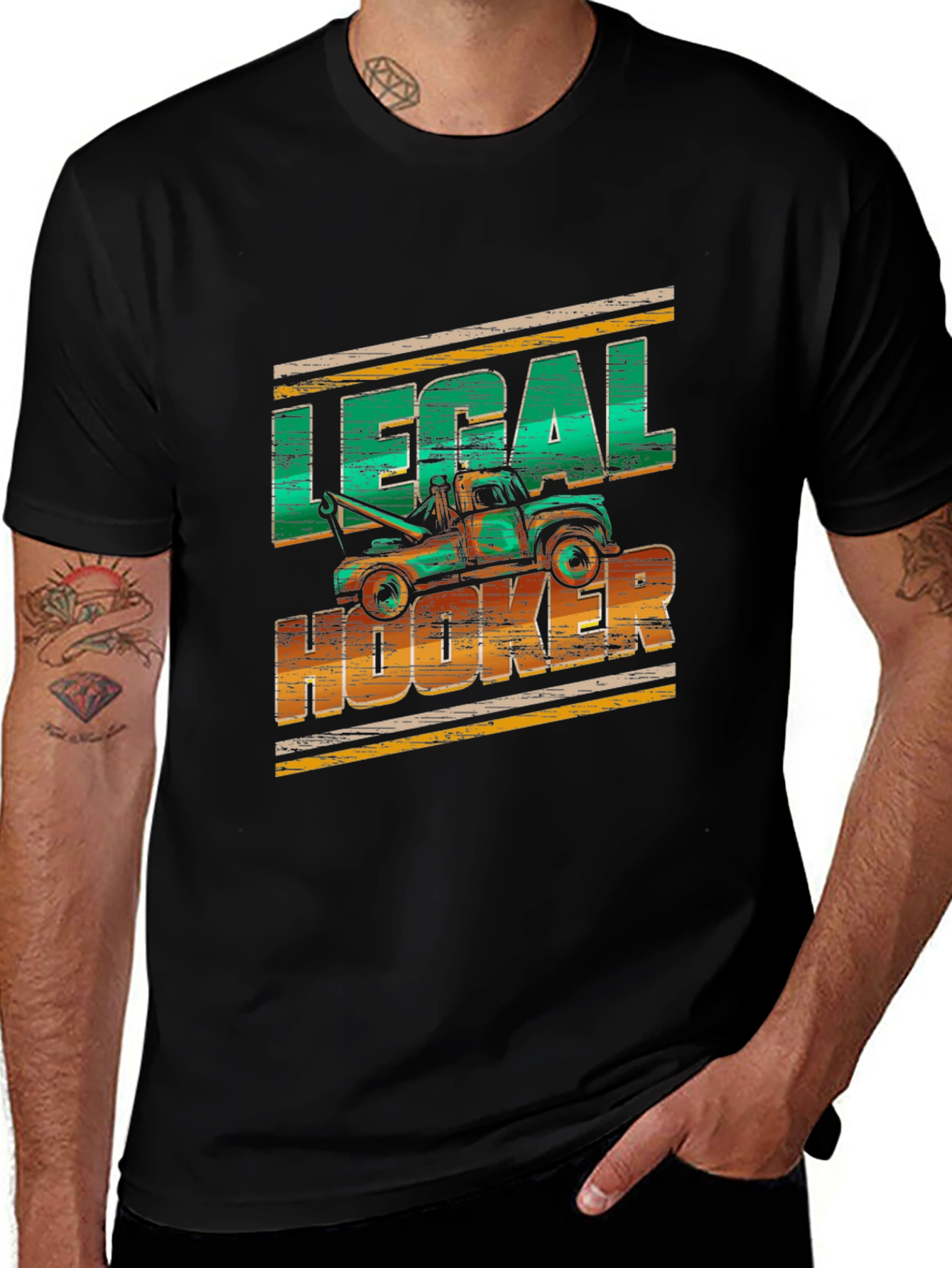 Legal Hooker Tow Truck T-Shirt