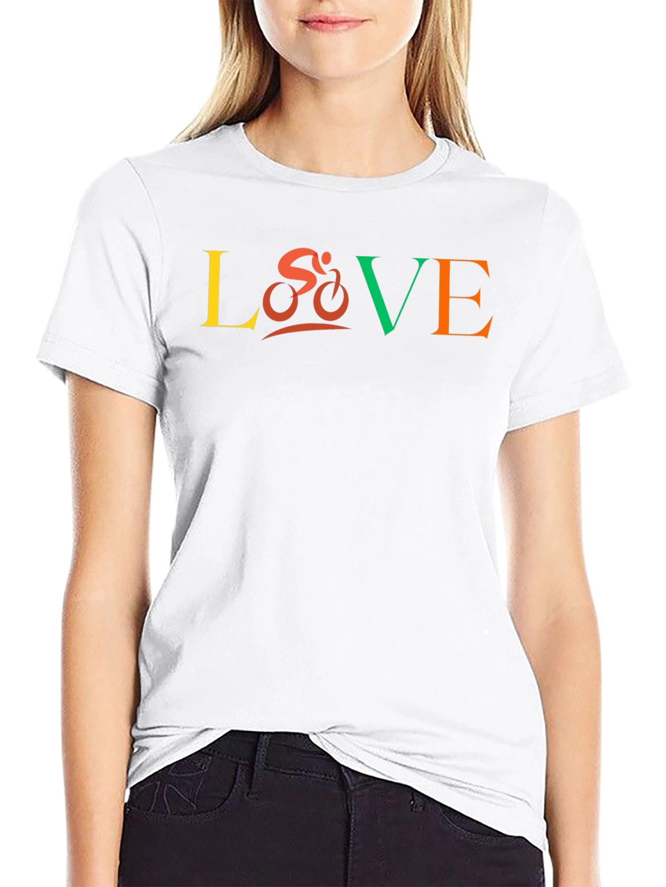 Love Cycling T-Shirt - Sporty Graphic Tee