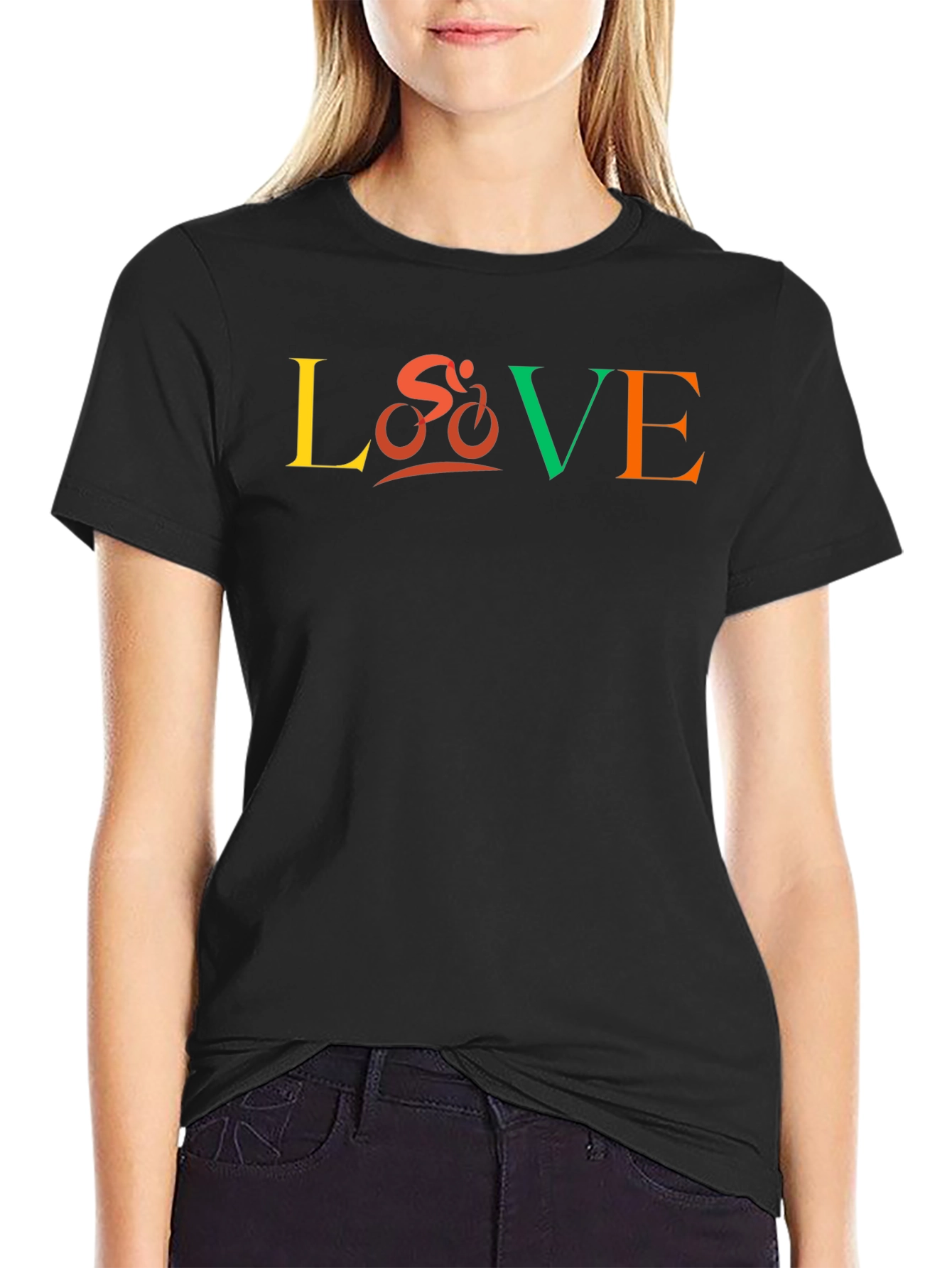 Love Cycling T-Shirt - Sporty Graphic Tee