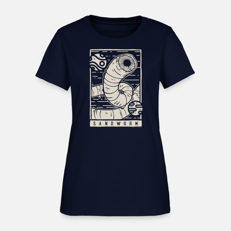 Dune Sandworm Tarot Card