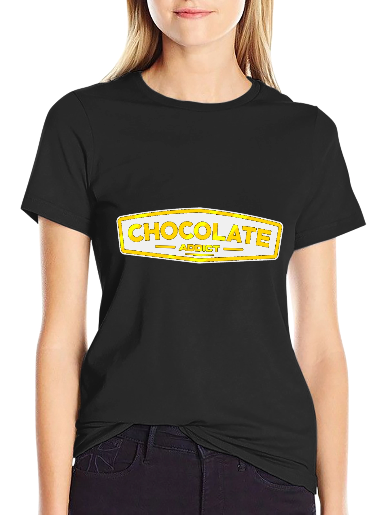 Chocolate Addict Graphic Tee - Novelty T-Shirt