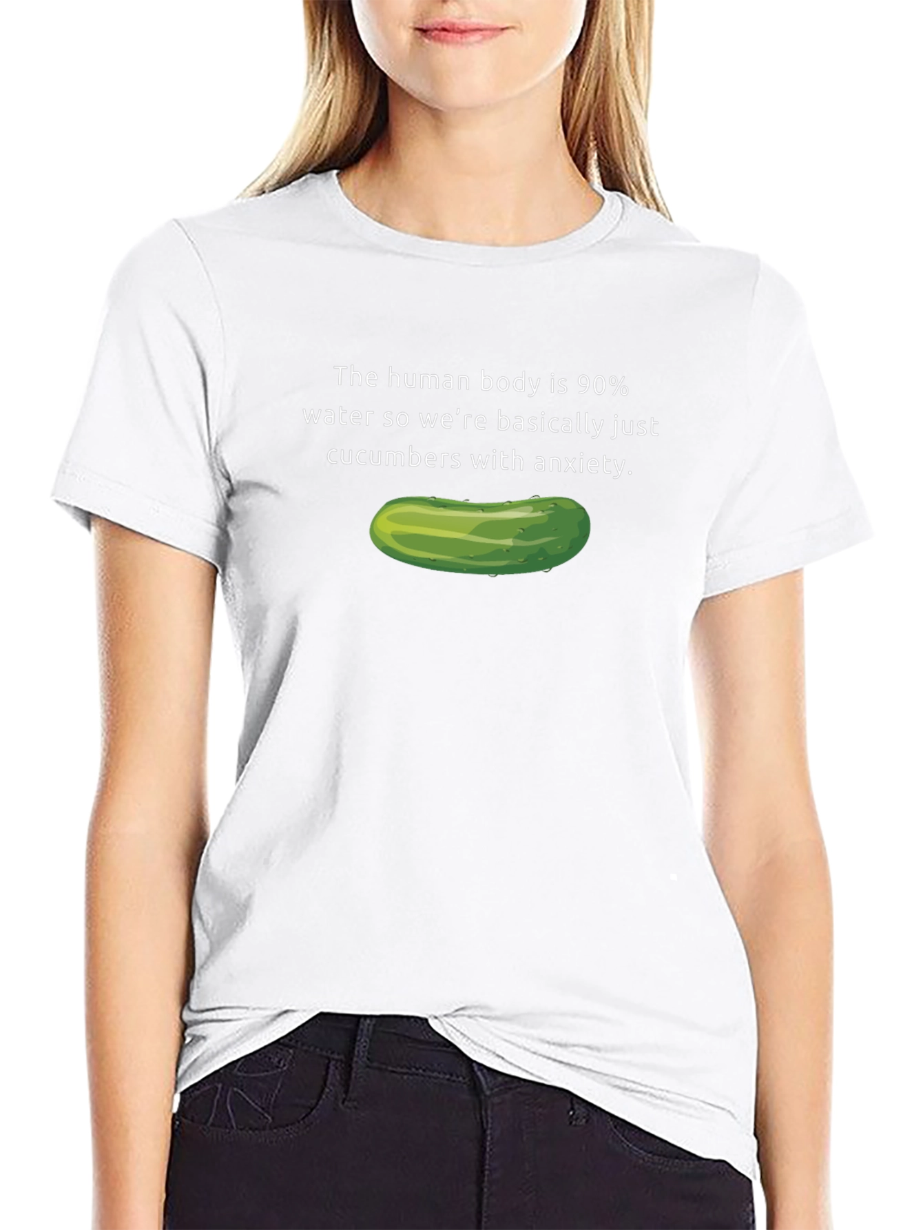 Cucumber Anxiety Graphic T-Shirt