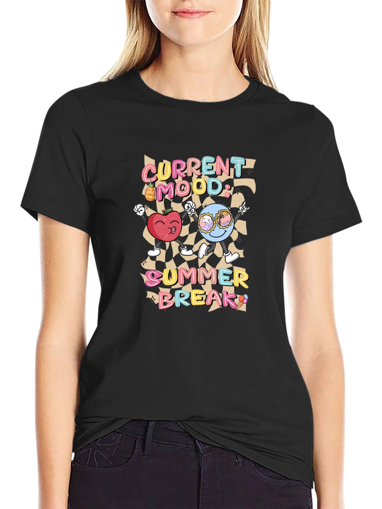 Current Mood Summer Break Graphic Tee