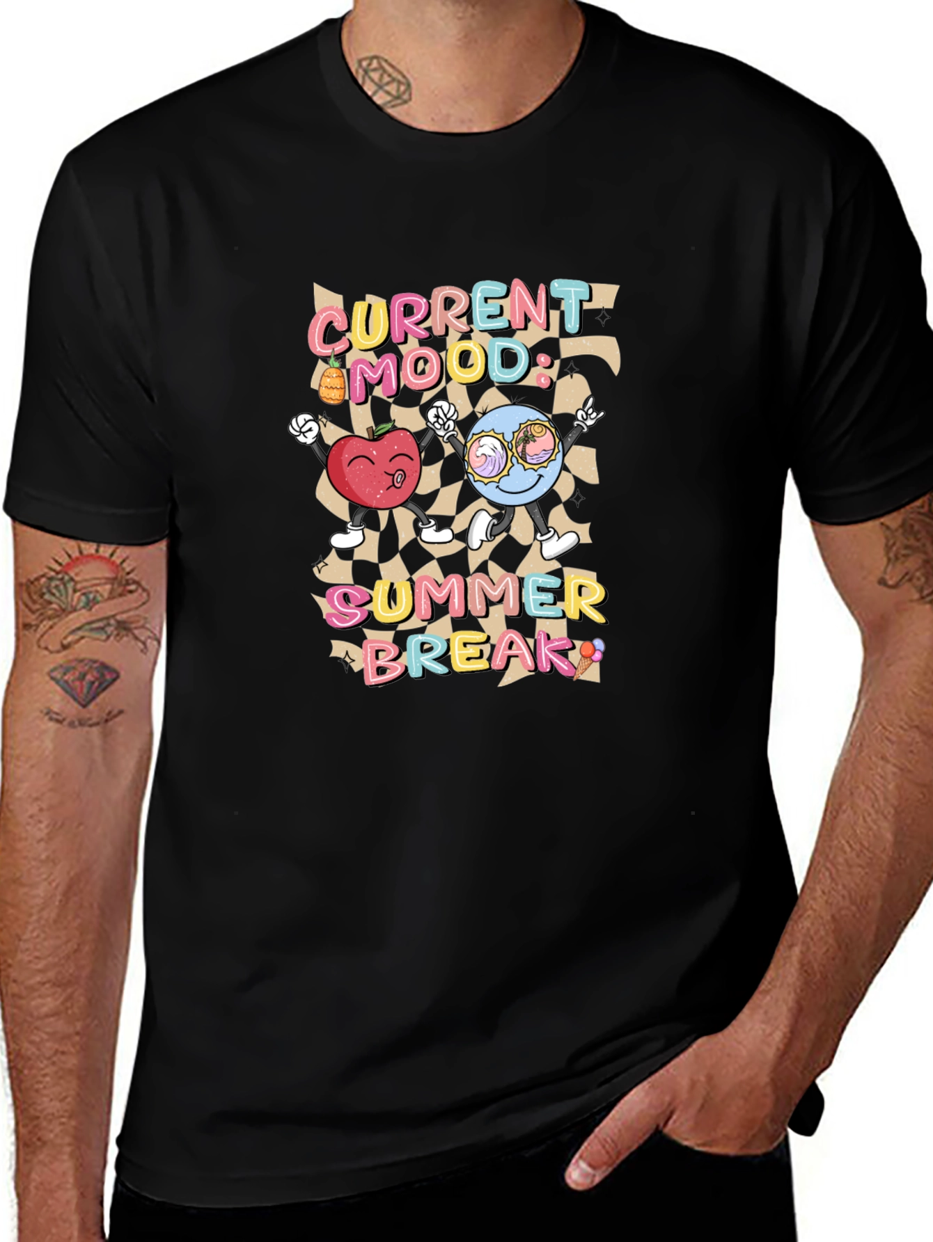 Current Mood Summer Break Graphic Tee