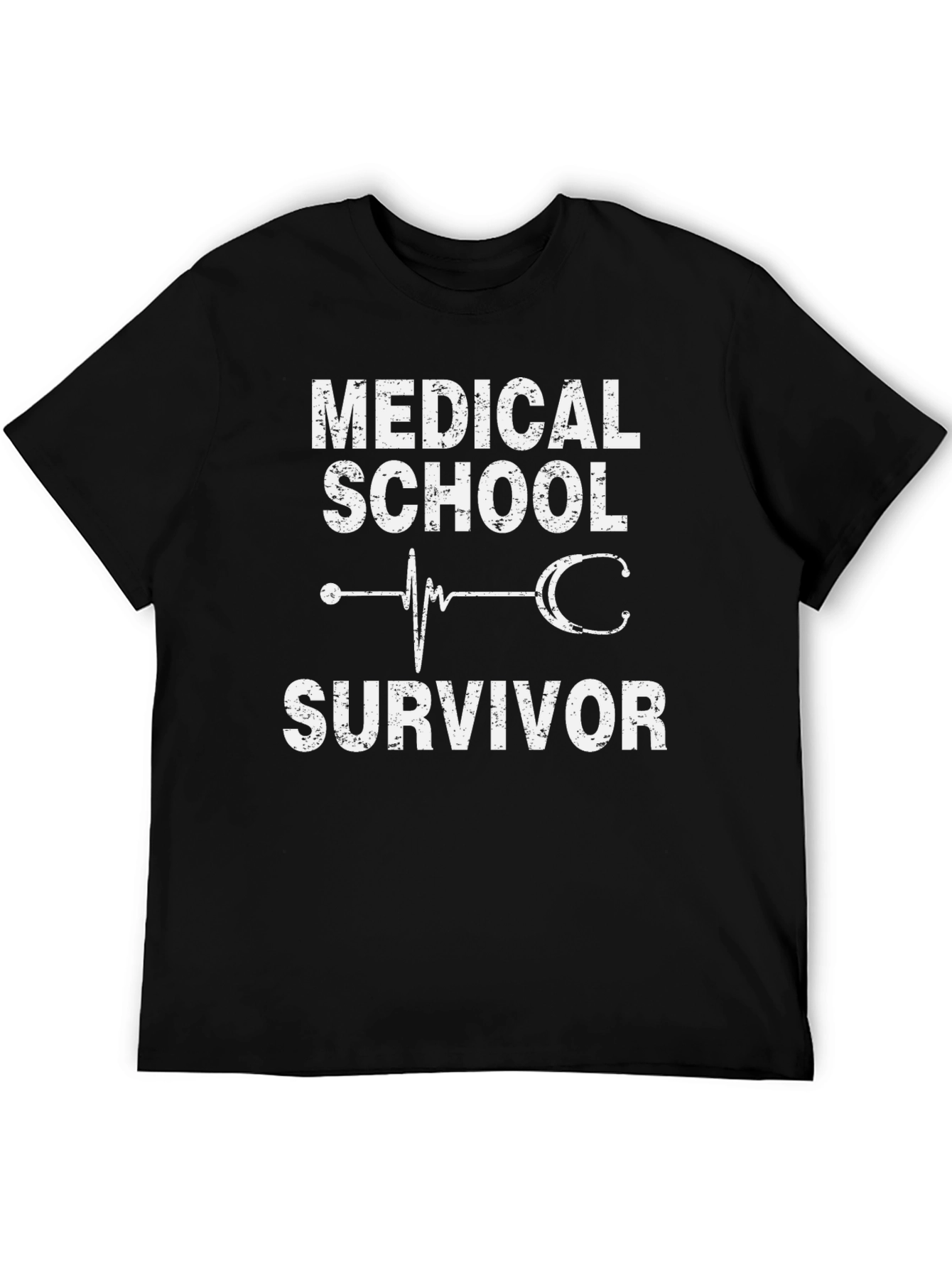Medical School Survivor Graphic Tee - Black