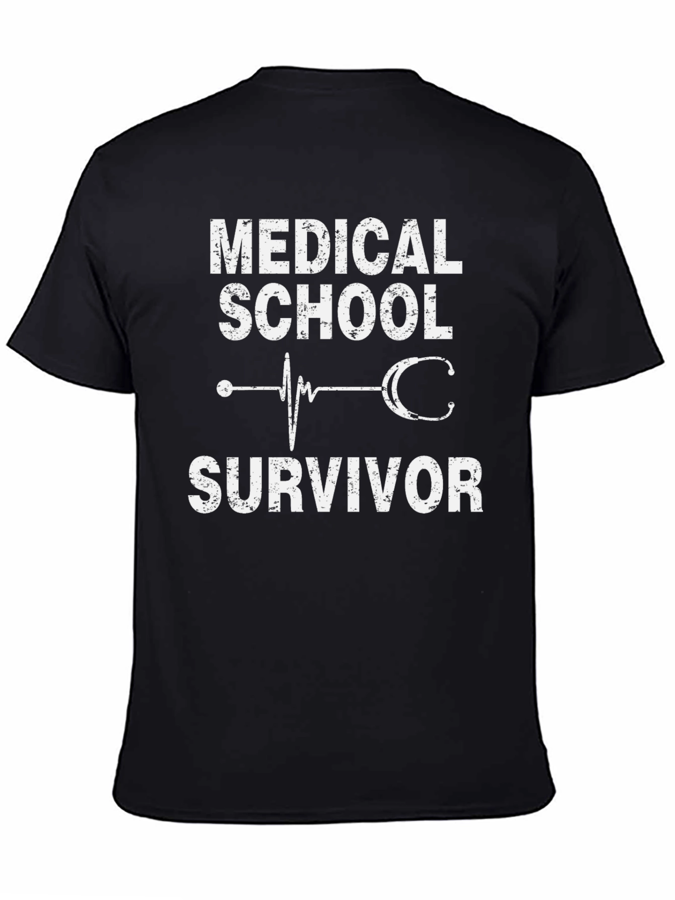 Medical School Survivor Graphic Tee - Black