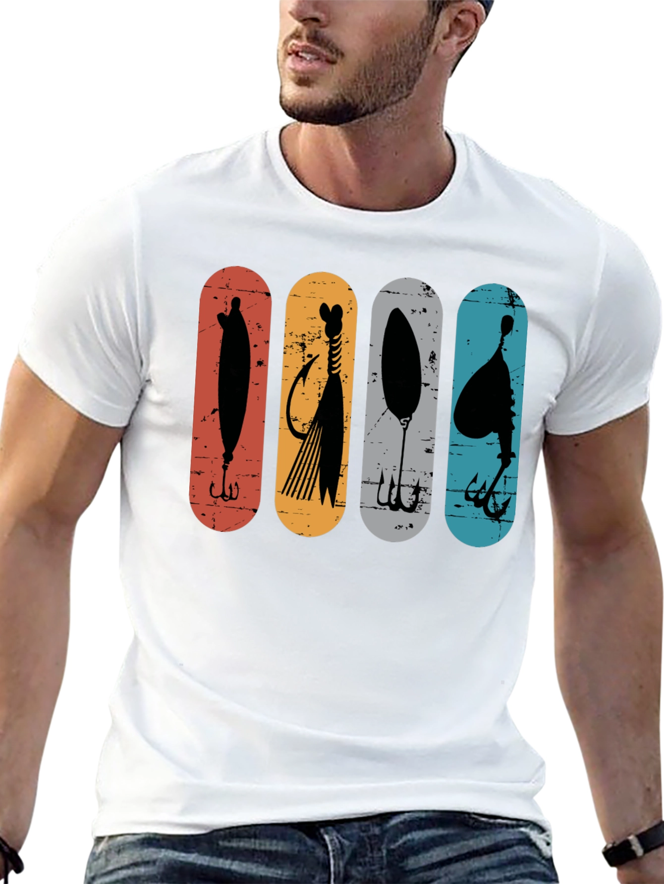 Retro Fishing Lure T-Shirt - Anglers Style