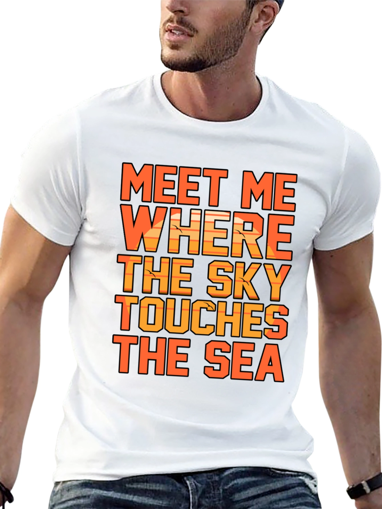 Meet Me Where The Sky Touches The Sea T-Shirt