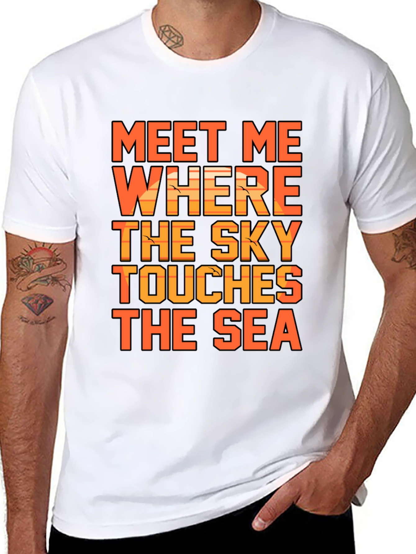 Meet Me Where The Sky Touches The Sea T-Shirt
