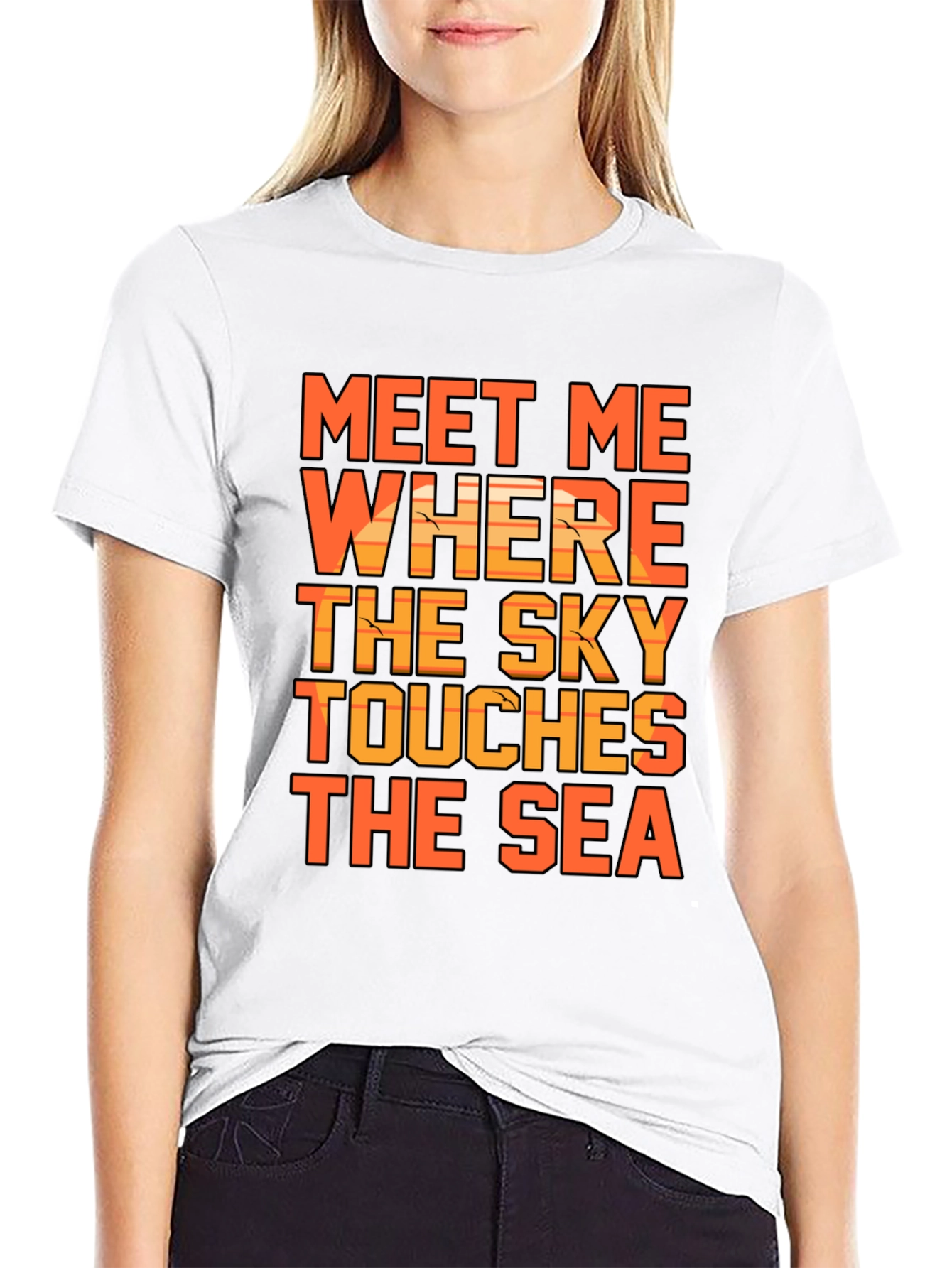 Meet Me Where The Sky Touches The Sea T-Shirt