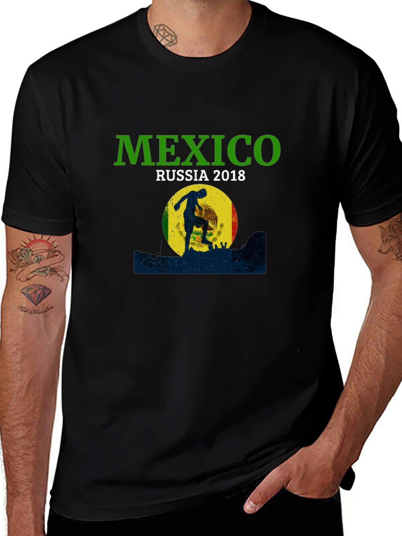 Mexico Russia 2018 Soccer T-Shirt