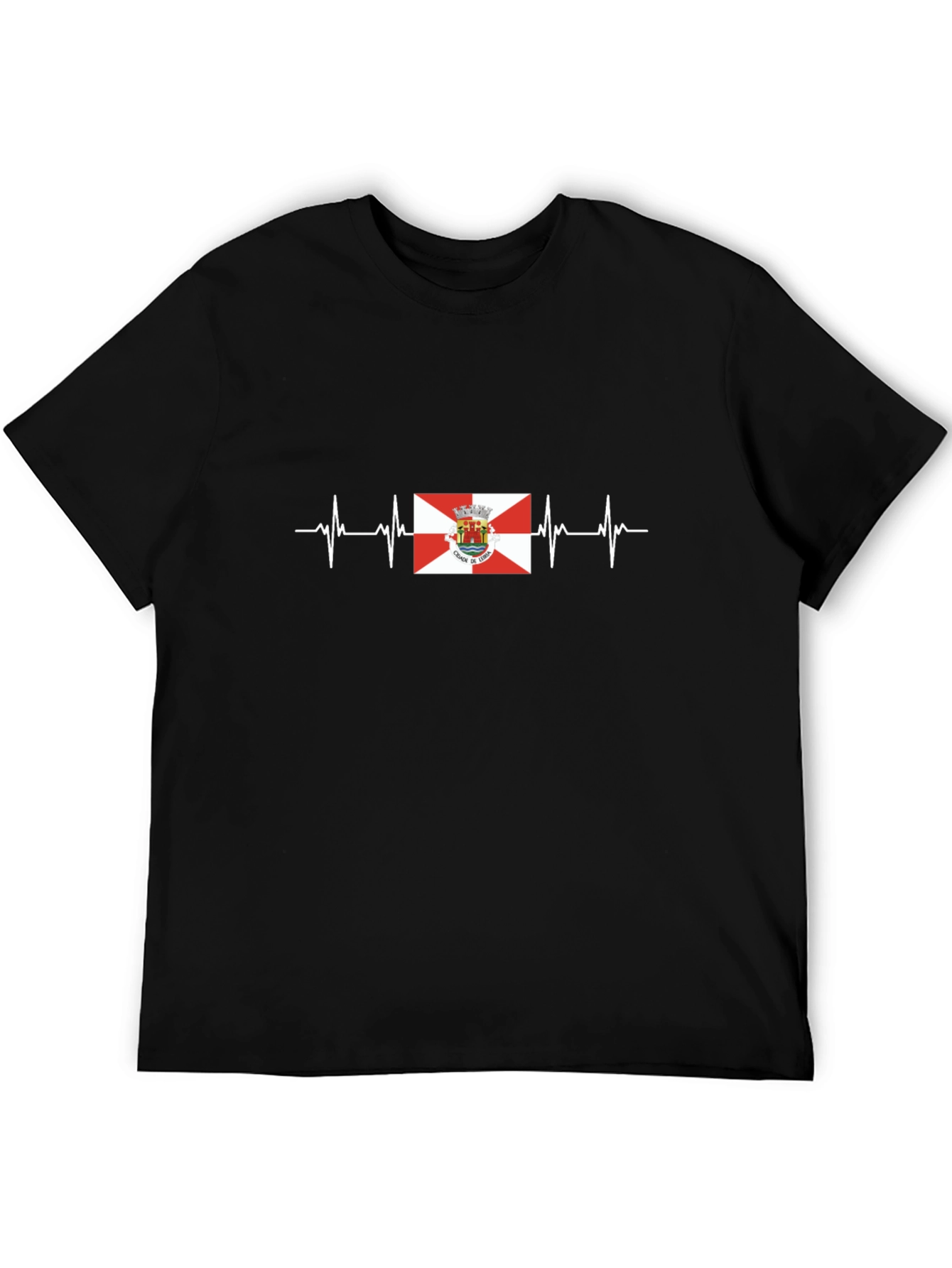 Santa Catarina Brazil Flag Heartbeat T-Shirt