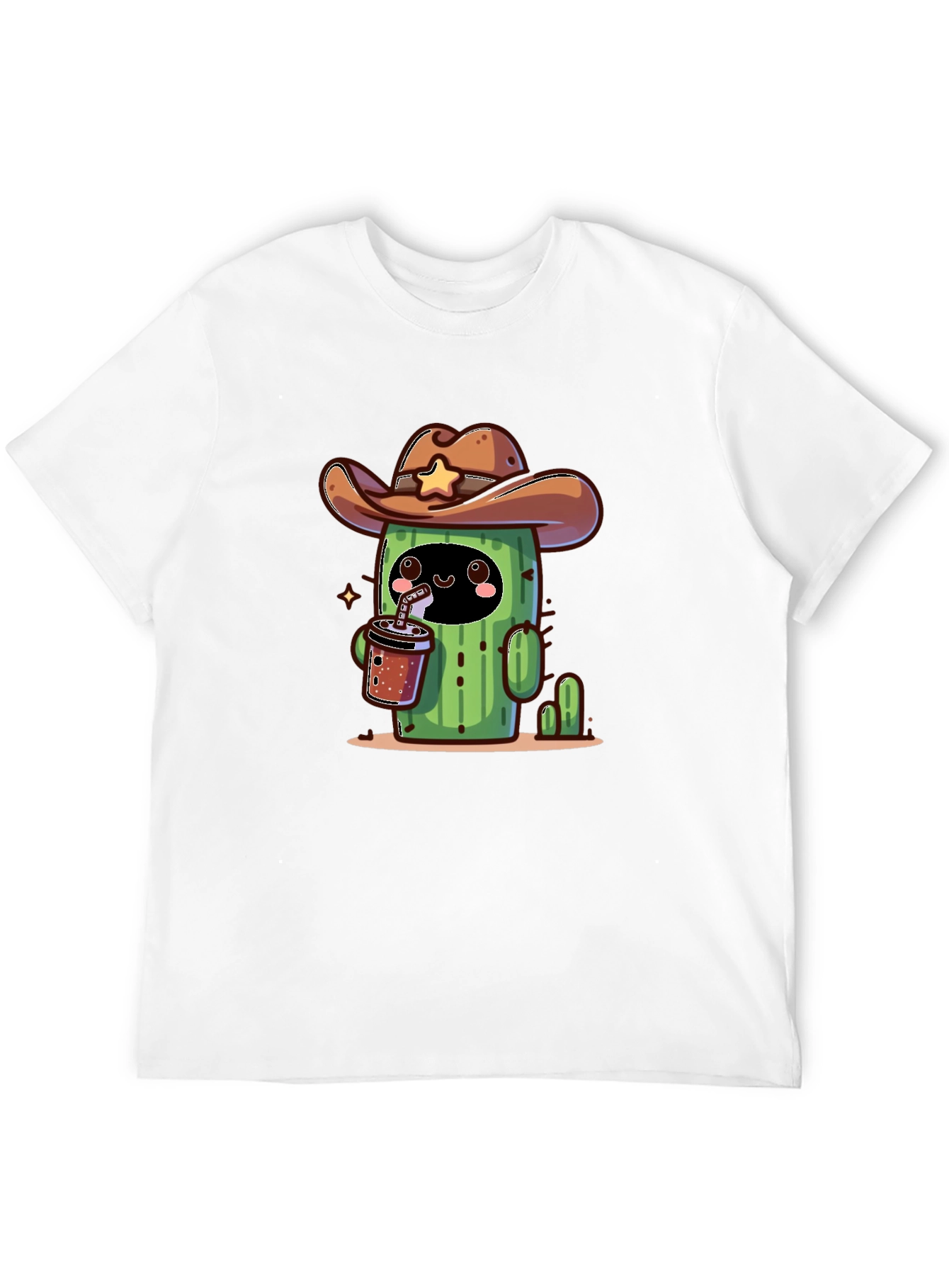 Cowboy Cactus T-Shirt - Cute Graphic Tee