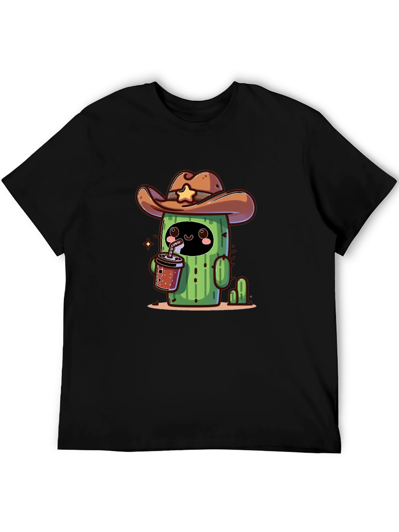 Cowboy Cactus T-Shirt - Cute Graphic Tee