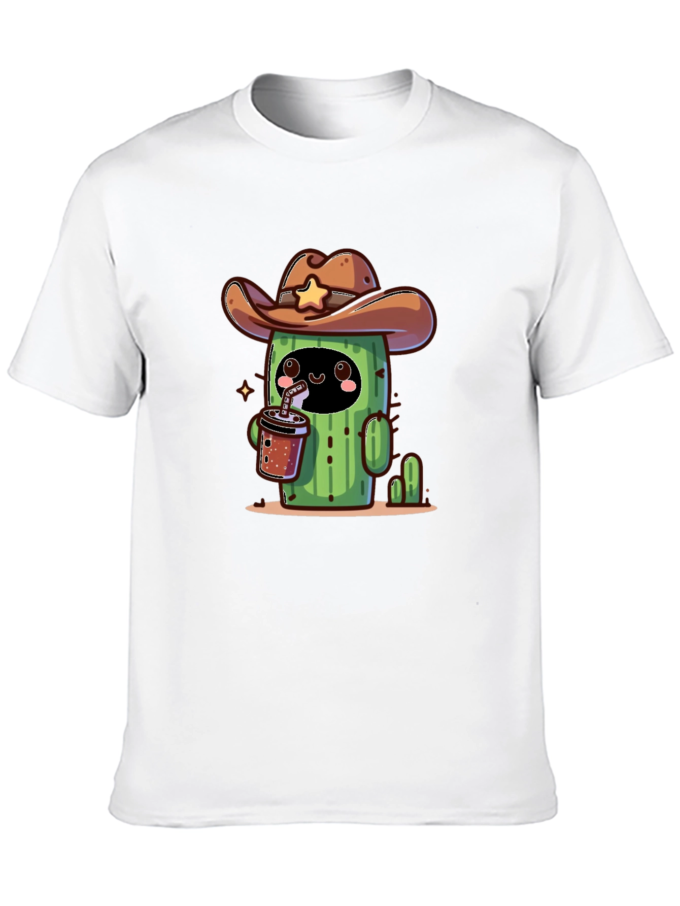 Cowboy Cactus T-Shirt - Cute Graphic Tee